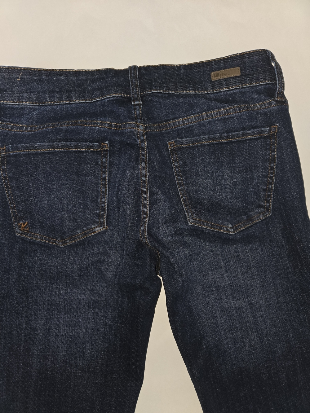 Kut from the Kloth Dark Indigo Denim Jeans Boot Cut Jeans Womens Size 6 - Picture 3 of 12